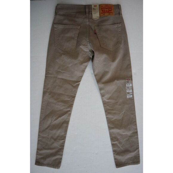 Levi's 511 Women's Sz 28 x 30 Olive Green Slim Fit Tapered Leg Stretch Jeans - Picture 2 of 7